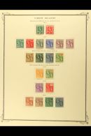 1866-1970 ALL DIFFERENT MINT COLLECTION  On Scott Printed Leaves. Note 1866 1d (no Gum); 1867-70 1d (no Gum) And... - Iles Vièrges Britanniques