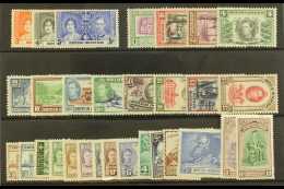 1937-52 KGVI MINT COLLECTION  A Highly Complete, Fine Mint Collection (only Missing RSW $5), Presented On A Stock... - Honduras Británica (...-1970)