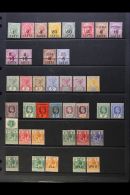 1888-1935 FINE MINT COLLECTION  On Stock Pages, ALL DIFFERENT, Inc 1888-91 Surchs To 20c On 6d & 50s On 1s,... - Honduras Británica (...-1970)