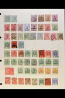 1872-1985 EXTENSIVE COLLECTION  A Mint & Used Collection Presented On Album Pages, Often Duplicated Ranges... - Brits-Honduras (...-1970)