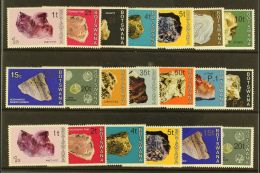 1976-7  Minerals Surcharges, Complete Sets Of Type I & II Ovpts (not Incl. Scarce Pretoria Ovpts), SG 367/80,... - Botswana (1966-...)