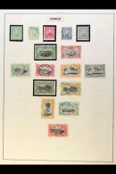 BELGIAN CONGO  1887-1960 FINE MINT & USED COLLECTION On Leaves, Inc 1910 To 5f Used, 1931-39 Set Mint Or... - Autres & Non Classés