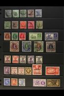 1933-64 USED COLLECTION  Presented On A Pair Of Stock Pages. Includes KGV Ranges To 4a, KGVI Ranges To 25r Inc... - Bahrein (...-1965)