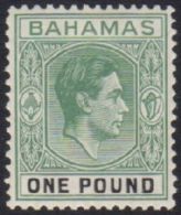 1938  £1 Deep Grey-green And Black On Thick Paper SG 157, Never Hinged Mint. For More Images, Please Visit... - Other & Unclassified