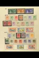 1937-52 COMPLETE KGVI COLLECTION  On Album Pages. A Chiefly Mint Collection With An Occasional Nhm Or Used Issue,... - Other & Unclassified