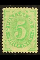 POSTAGE DUE  1902 5s Emerald-green, SG D8, Very Fine Mint. For More Images, Please Visit... - Other & Unclassified