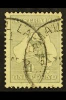 1931-6  £1 Grey, 'Roo, Wmk "C Of A," SG 137, Fine Used, C.d.s. Postmarks. For More Images, Please Visit... - Autres & Non Classés