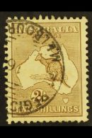 1915  2s Brown, 'Roo, Second Watermark, SG 29, Very Fine Used. For More Images, Please Visit... - Otros & Sin Clasificación