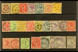 VICTORIA  POSTMARKS SELECTION. A Delightful Group Of Issues Bearing "MONEY ORDER & S.B" Cancels. Lovely (24... - Other & Unclassified