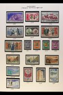 FRENCH ISSUES  1962-1998 COMPREHENSIVE SUPERB NEVER HINGED MINT COLLECTION In Hingeless Mounts On Leaves, All... - Other & Unclassified