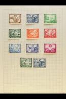 MUSIC  1920's-1940's Old World Mint & Used Collection On Leaves, Inc Germany 1933 Wagner Sets Both Mint &... - Non Classés