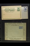 SCANDINAVIAN LOCAL POSTS  Late 19th Century Collection Of Unused Postal Stationery Postcards & A Few... - Autres & Non Classés