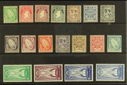 1940-68  Definitives, Complete Wmk "e" Set With Additional 10s Shade, SG 111/25ba, ½d & 1s Are Lightly... - Altri & Non Classificati