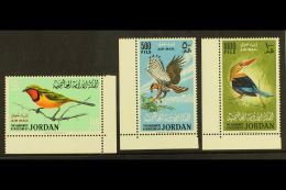 1964  Air Birds Complete Set, SG 627/29, Fine Never Hinged Mint, Very Fresh. (3 Stamps) For More Images, Please... - Jordania