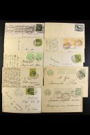 1920-1940 RAILWAY TRAVELLING POST OFFICES.  An Interesting Collection Of Covers & Cards With Stamps Tied By... - Latvia