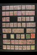 1890-1954 MOSTLY USED ACCUMULATION  Presented On Stock Pages. Includes 1890 QV Set To 1s, KEVII To 1s, KGV To... - Leeward  Islands