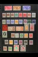 1937-54 FINE MINT COLLECTION  Presented On Stock Page & Includes KGVI To £1 & 1954 QEII Set. (40... - Leeward  Islands