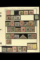 1866-1994 ALL DIFFERENT COLLECTION  A Mint And Used Collection On Album Pages, A Useful Lot With Good 19th... - Liberia