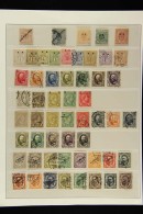 OFFICIALS 1875-1908  All Different Mint Or Used Collection Which Includes 1875 1d (type I) Unused And 25c (type... - Other & Unclassified