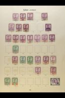 JOHORE  1884-1920 ALL DIFFERENT MINT COLLECTION Presented On Imperial Album Pages. Includes 1896-99 Set To 10c,... - Other & Unclassified