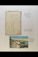 FRENCH FORCES POSTAL SERVICES  1915-1922 Interesting Group Of Used Stampless Picture Postcards Of Malta, Three... - Malta (...-1964)