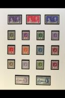 1937-50  KGVI Complete Mint Basic Sets, Plus 1933-54 Postage Dues Set, SG 249/90, D1/7, Note 10r Defin Has Tiny... - Mauritius (...-1967)