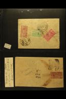 OFFICIAL MAIL  1960's-1980's Interesting Collection Of Official Covers, About Half Bearing Multiple Frankings Of... - Népal