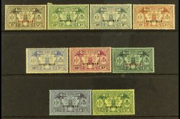 1925  Weapons And Idols Set, Wmk Script, Ovptd "Specimen", SG 43s/51s, Very Fine Mint. (9 Stamps) For More... - Altri & Non Classificati