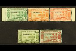 FRENCH  POSTAGE DUES 1938 Overprints Complete Set, SG FD65/69, Very Fine Mint, Fresh. (5 Stamps) For More Images,... - Andere & Zonder Classificatie