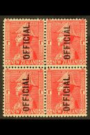 OFFICIALS  1927-33 1d Rose-carmine Perf 14 NO STOP AFTER "OFFICIAL" Variety, SG O111a, Within Never Hinged Mint... - Other & Unclassified