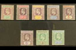 1905-07  KEVII Complete Set, SG 20a/27a, Fine Mint, Fresh. (8 Stamps) For More Images, Please Visit... - Nigeria (...-1960)