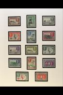 1945-51  KGVI Complete Sets Incl. 1945 Defins & 1948 Royal Silver Wedding, SG 144/70, Fine Mint (27). For... - Nyasaland (1907-1953)