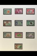 1940-9  Basic KGVI Issues Complete, SG 1/16, Fine Mint (18). For More Images, Please Visit... - Pitcairn