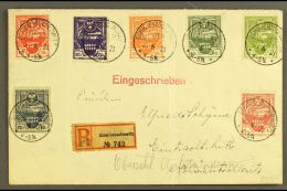 GORNY SLASK (UPPER SILESIA)  1921 (22 June) Registered Cover Bearing 1921 Local Insurgency Complete Perf Set... - Other & Unclassified