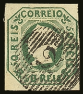 1853  50r Yellow-green, SG 6 (Michel 3a), Very Fine Used With 4 Clear To Large Margins, Strong Original Colour... - Sonstige & Ohne Zuordnung