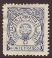 GEOGRAPHIC SOCIETY ISSUES.  1935-36 (-) Blue With Cross On White Background, Afinsa 18var, Fresh Mint, Some... - Other & Unclassified