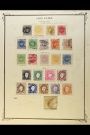 CAPE VERDE  1877-1959 EXTENSIVE ALL DIFFERENT COLLECTION Presented On Album Pages. A Delightful Mint & Used... - Altri & Non Classificati