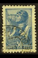 1946  30k Blue Aviator, Type I, SG 1214d, Very Fine Used. Scarce And Elusive Stamp. For More Images, Please Visit... - Sonstige & Ohne Zuordnung