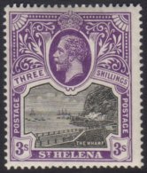 1912-16  3s Black And Violet, SG 81, Fine Mint. For More Images, Please Visit... - Sainte-Hélène