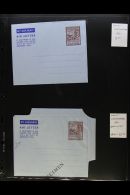 AEROGRAMMES  1952-1998 All Different Superb Unused Collection On Stock Pages, Inc 1952 12c With "SPECIMEN" Opt... - St.Kitts Y Nevis ( 1983-...)