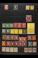 1861-1952 MINT SELECTION  Presented On A Series Of Stock Pages. Includes QV Shaded Ranges To 1s, KEVII With... - St.Vincent (...-1979)