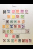 1877-1935 COLLECTION  On Leaves, Mint & Used, 1877-80 Express Types (10) To 5s Mint (remainders Or Reprints),... - Samoa (Staat)