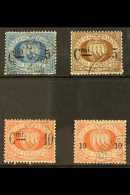 1892  Surcharge Set Complete, Sass S2, Very Fine And Fresh Used. (4 Stamps) For More Images, Please Visit... - Other & Unclassified