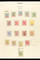 1899-1946 ALL DIFFERENT COLLECTION  A Mint Or Used Collection On Album Pages Which Includes 1899-1908 Values To... - Sarawak (...-1963)