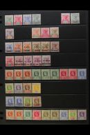 1890-1938 FINE MINT COLLECTION  On Stock Pages, Mostly All Different, Inc 1890-92 Die I Set To 13c (ex 8c),... - Seychellen (...-1976)
