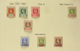 1903-35 OLD TIME COLLECTION  Neatly Presented On Album Pages. We See A Chiefly Fine Mint Range (with Only Two... - Seychelles (...-1976)