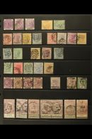 1859-1897 GOOD TO FINE USED COLLECTION  With 1859-74 No Wmk 6d Shades (3, One Perf 14, Two Perf 12½);... - Sierra Leone (...-1960)