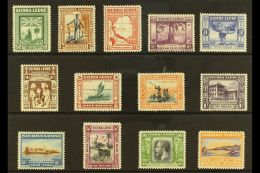 1933  Wilberforce Set Complete, SG 168/80, Very Fine Lightly Hinged Mint (11 Stamps) For More Images, Please... - Sierra Leone (...-1960)
