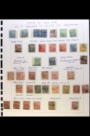 CAPE OF GOOD HOPE  1864-1904 "RECTANGULAR" ISSUES COLLECTION Presented In Mounts On A Pair Of Album Pages.... - Unclassified