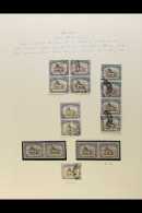 1933-48 HYPHENATED DEFINITIVES COLLECTION  THE ONE, FIVE & TEN SHILLING VALUES - Contains Mint & Used,... - Non Classés